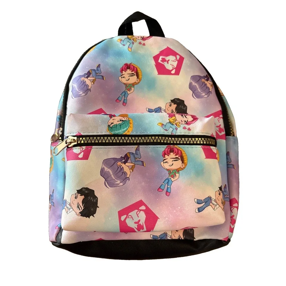 KPop Demon Hunters Chibi Saja Boys Mini-Backpack NWOT